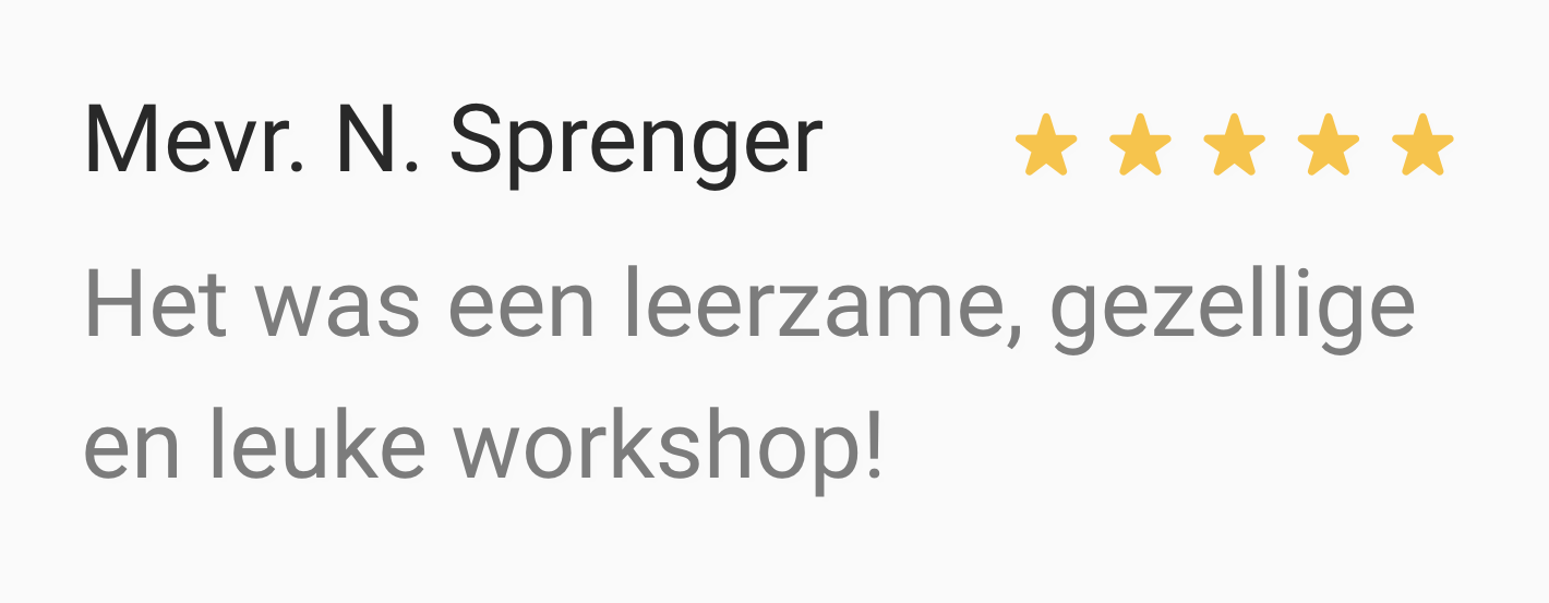 Review workshop parfum maken oliereis 10