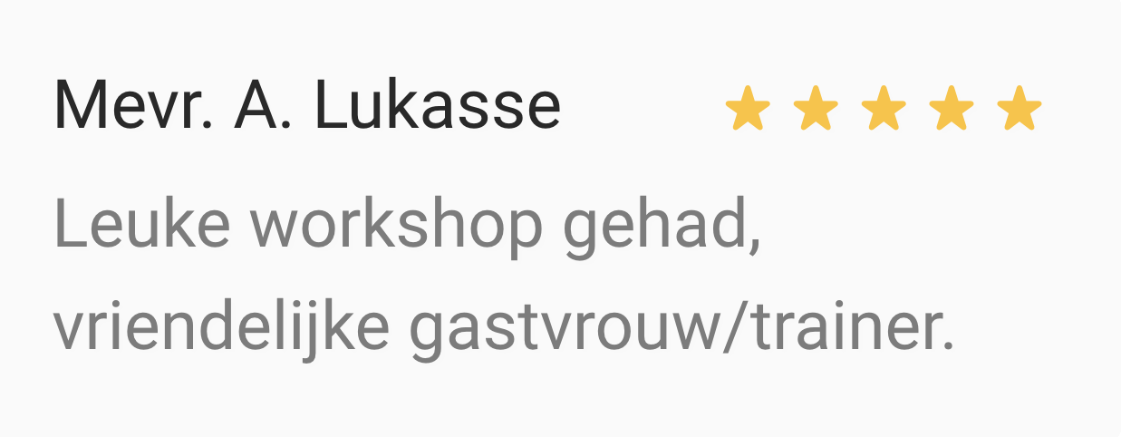 Review workshop parfum maken oliereis 2